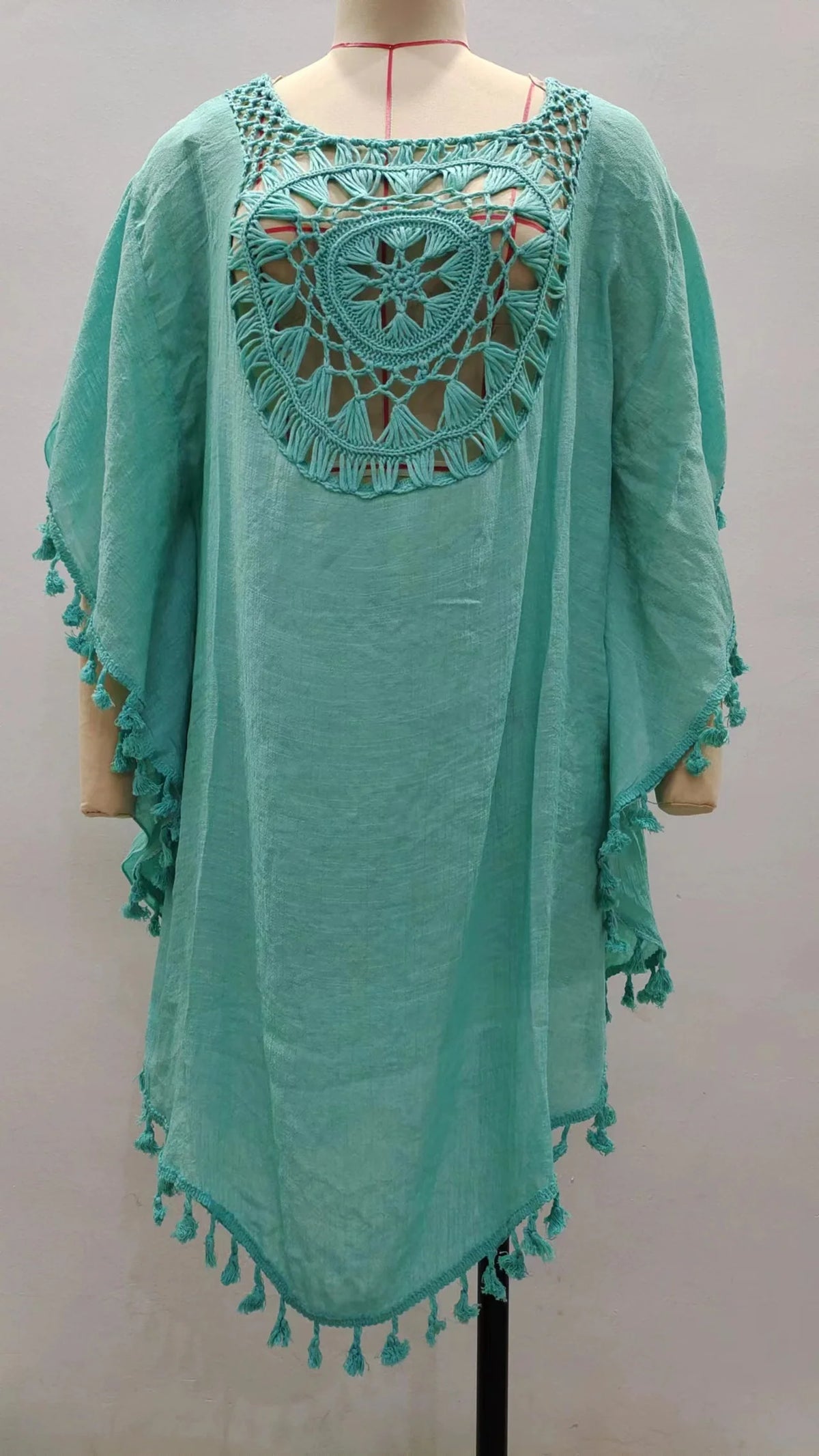 Crochet Shoreline Cover-Up Dress