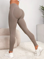 Aurelia Sun Seamless High-Waist Leggings – Khaki – image 1