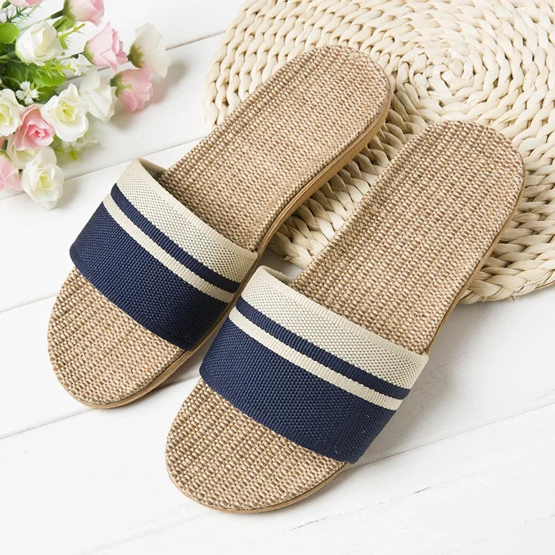 Hemp-Texture Indoor Slides