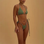 Aurelia Sun Beaded Bikini & Mesh Skirt Set – Green Set 1 – image 3