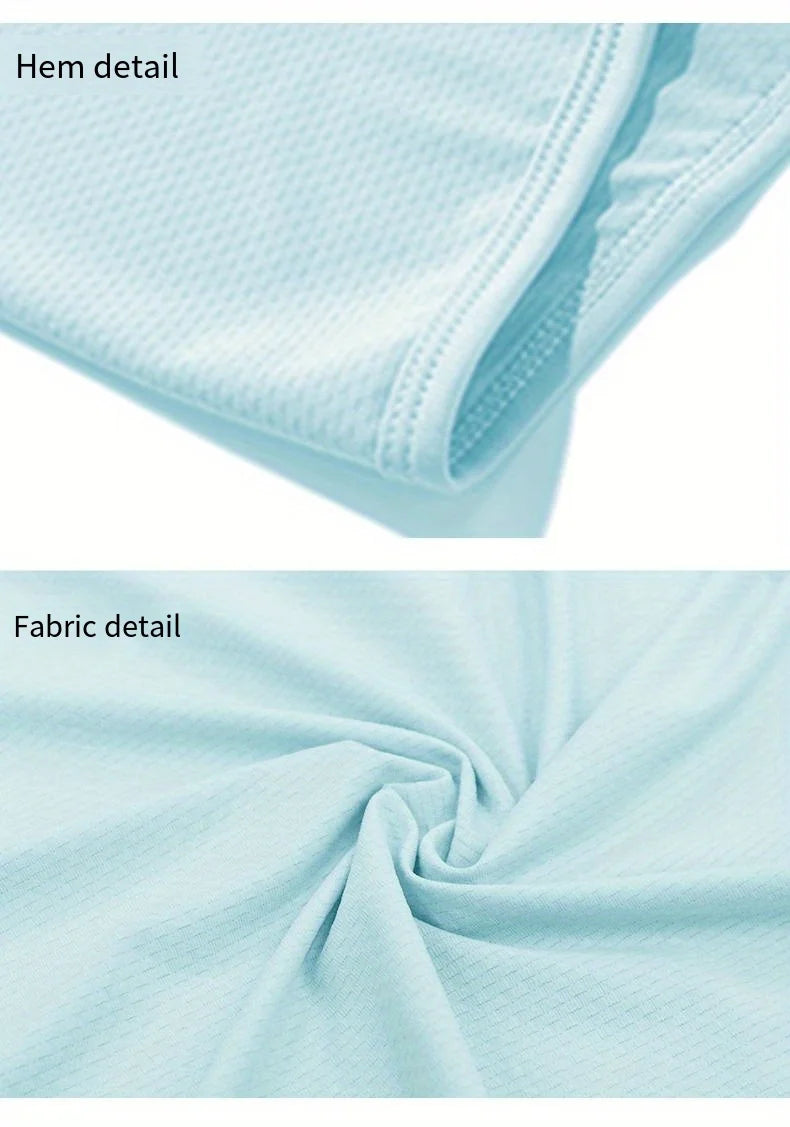Summer Thin Ice Silk UV Women's Sunscreen Swimwear Jacket Front Zip UPF 50+ Fishing Clothing Couple Sunwear