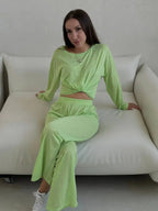 Soft Knit Polo & Lounge Pants Collection
