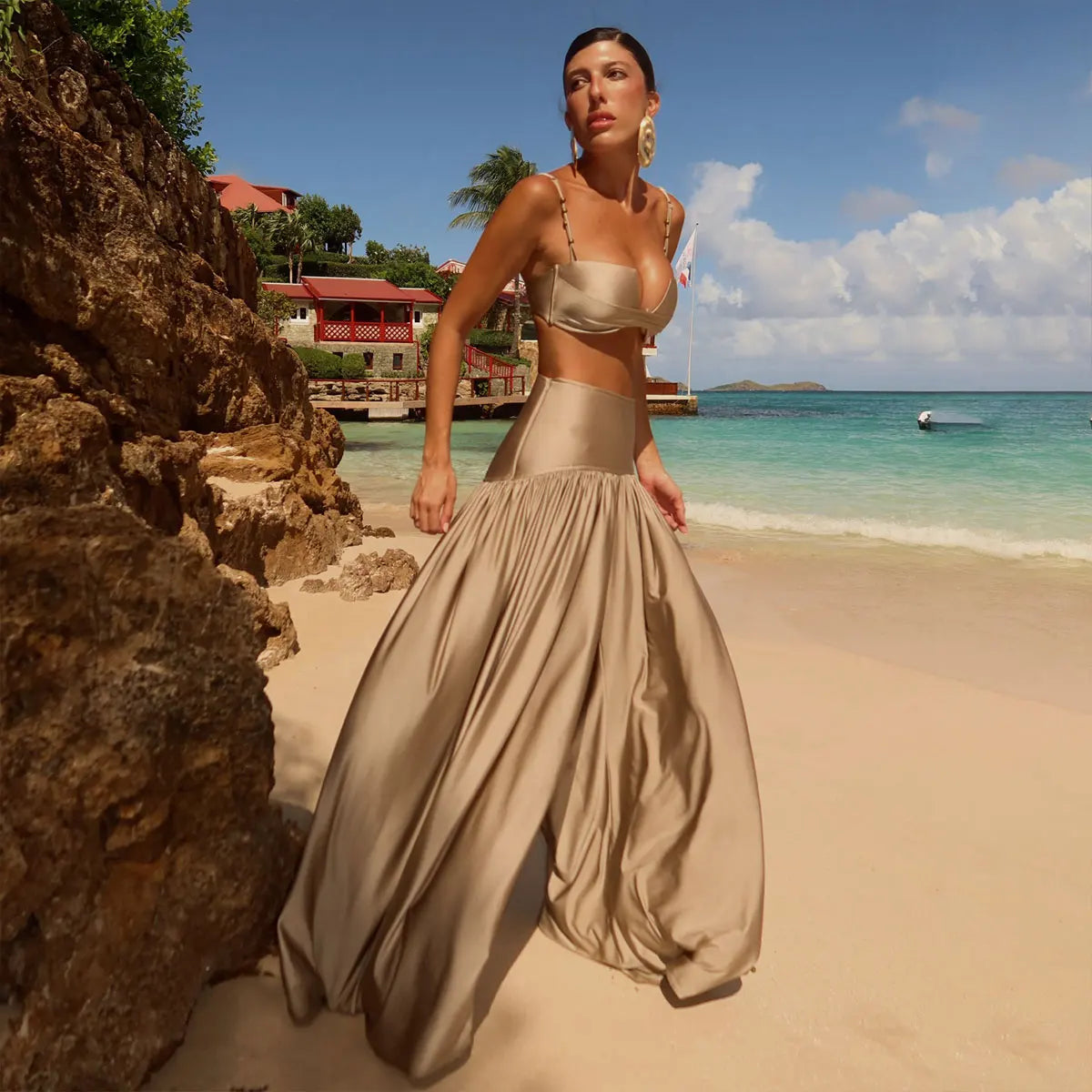Shimmer Star Bikini with Cover-Up