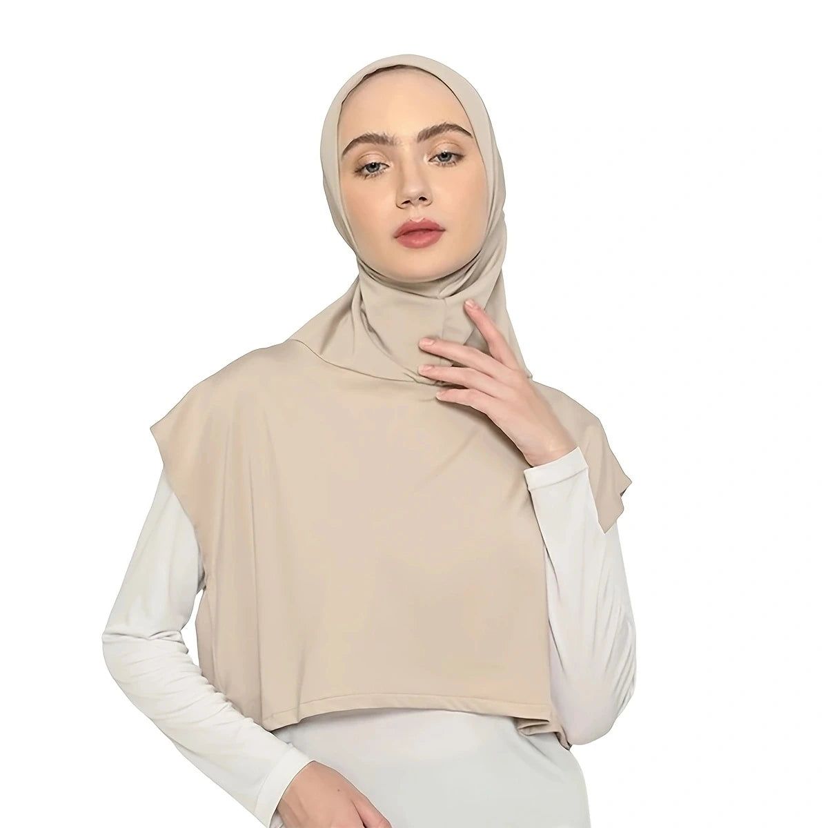 One-Piece Brimmed Headscarf