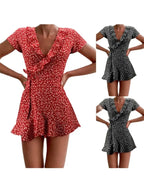 Floral Ruffle Mini Dress
