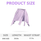 Tie-Wrap Athletic Skirt Overlay