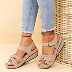 Soft Wedge Platform Sandals