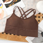 Cross-Strap Comfort Sports Bra