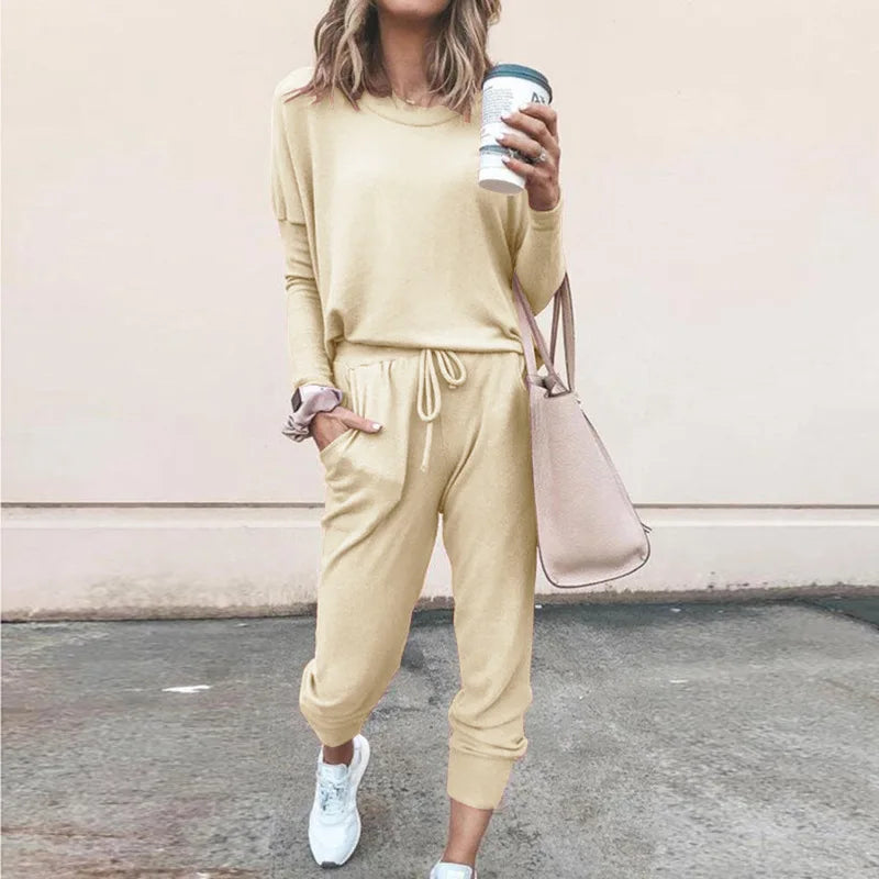 Cozy Pullover & Straight-Leg Pants Set