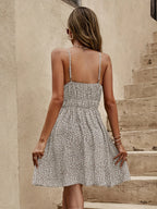 Floral Halter Mini Dress
