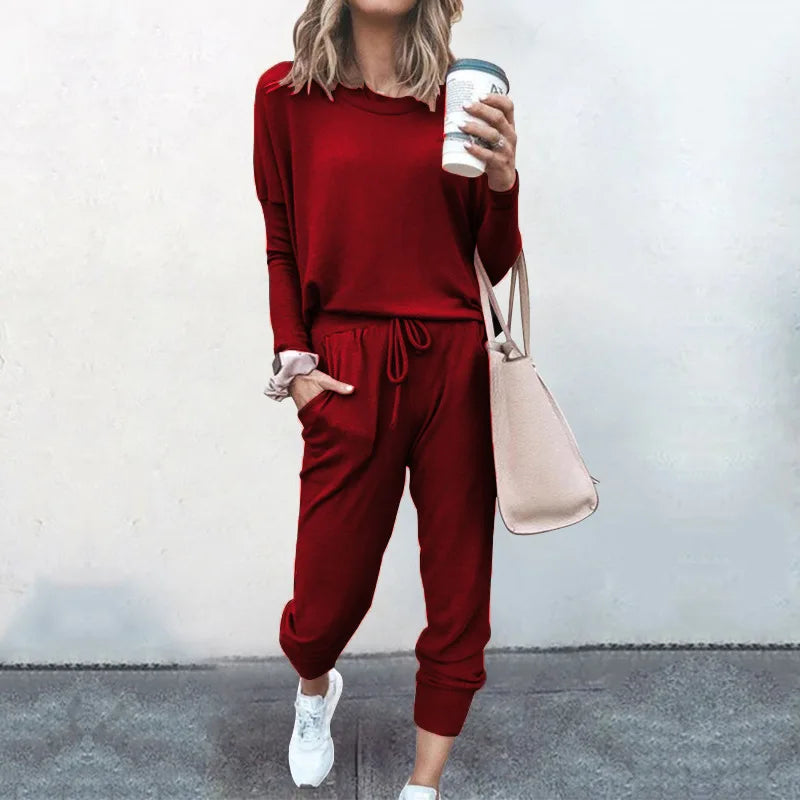 Cozy Pullover & Straight-Leg Pants Set