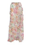 Pleated Two-Piece Beach Cover-Up Set