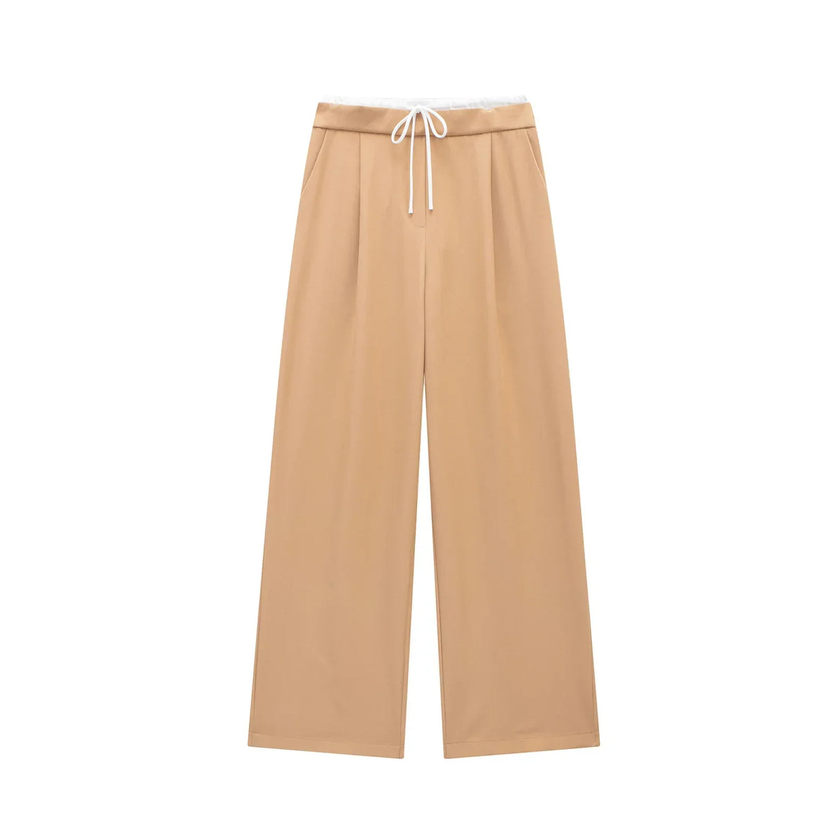 Relaxed High-Rise Wide-Leg Pants