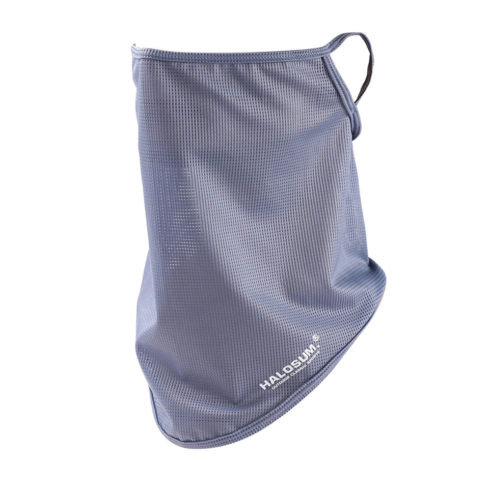 Breathable Bike Mask Windproof Dustproof Solid Color Motorcycle Scarf Ice Silk Balaclava Summer Men Women Sun Protection Veil