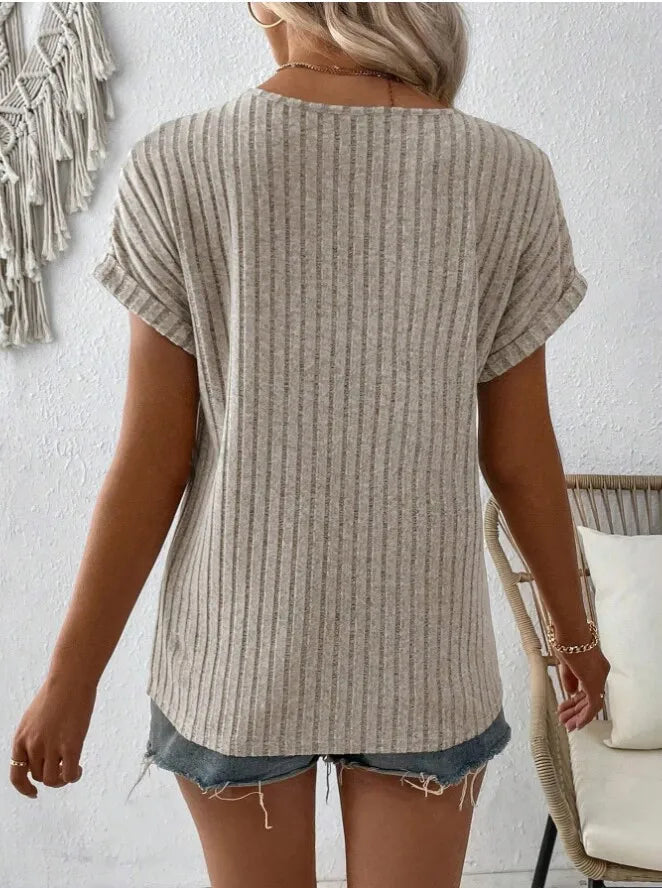 Striped Short-Sleeve T-Shirt