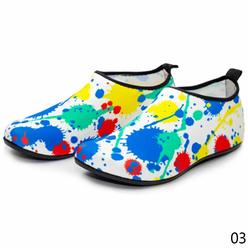 Aurelia Sun Patterned Aqua Socks