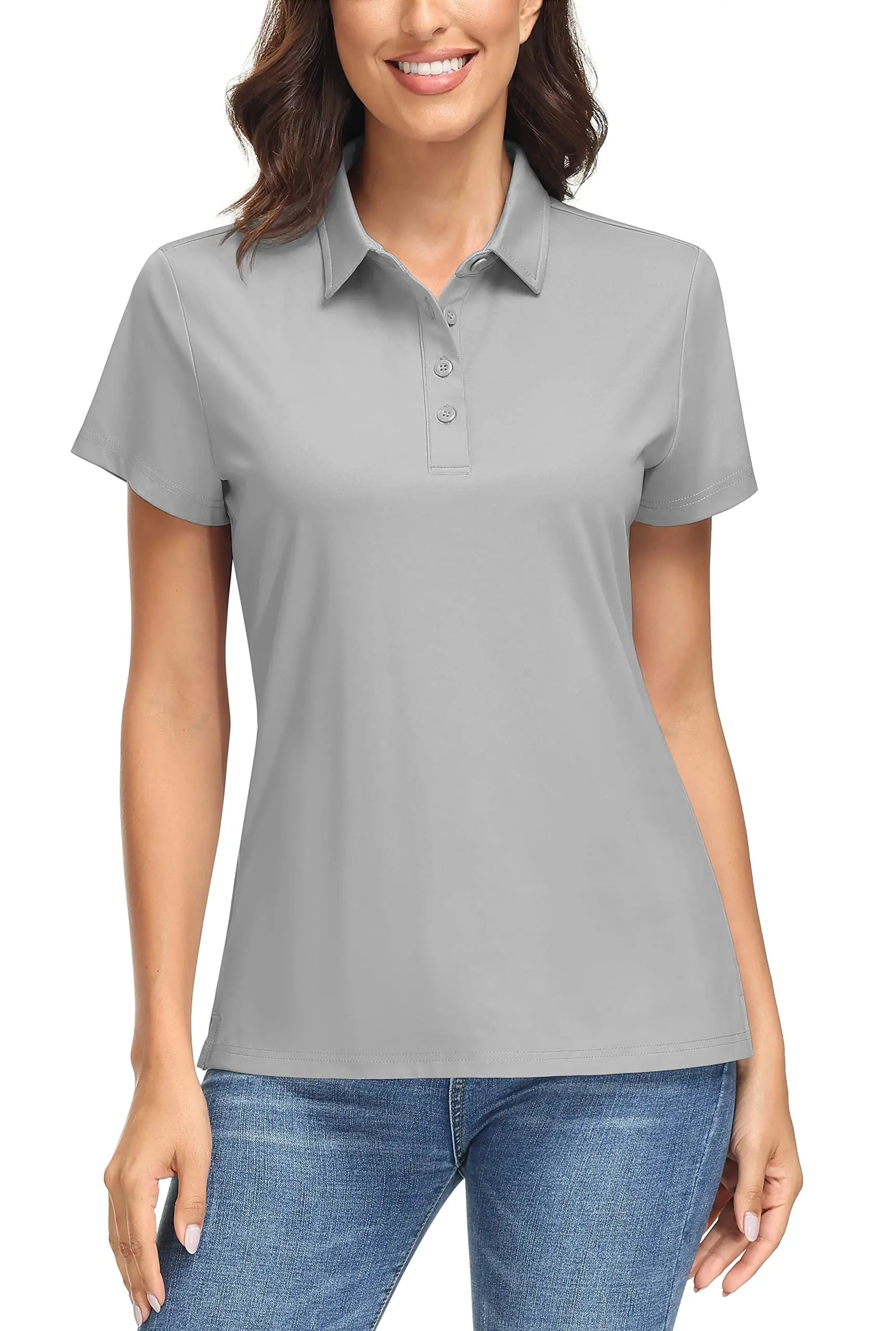 UPF 50+ Short-Sleeve Golf Polo