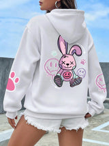Graphic Fleece Pullover Hoodie