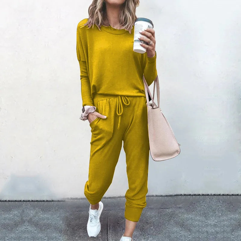 Cozy Pullover & Straight-Leg Pants Set