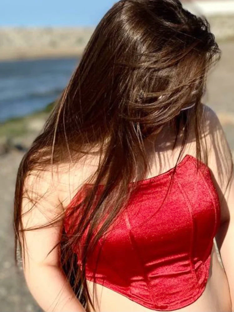 Structured Off-Shoulder Corset Top