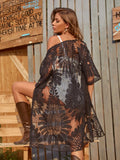 Lace Mesh Beach Poncho