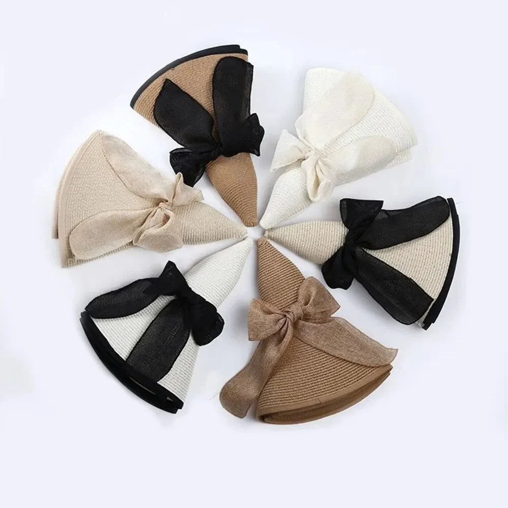 Oversized Bow Straw Sun Hat