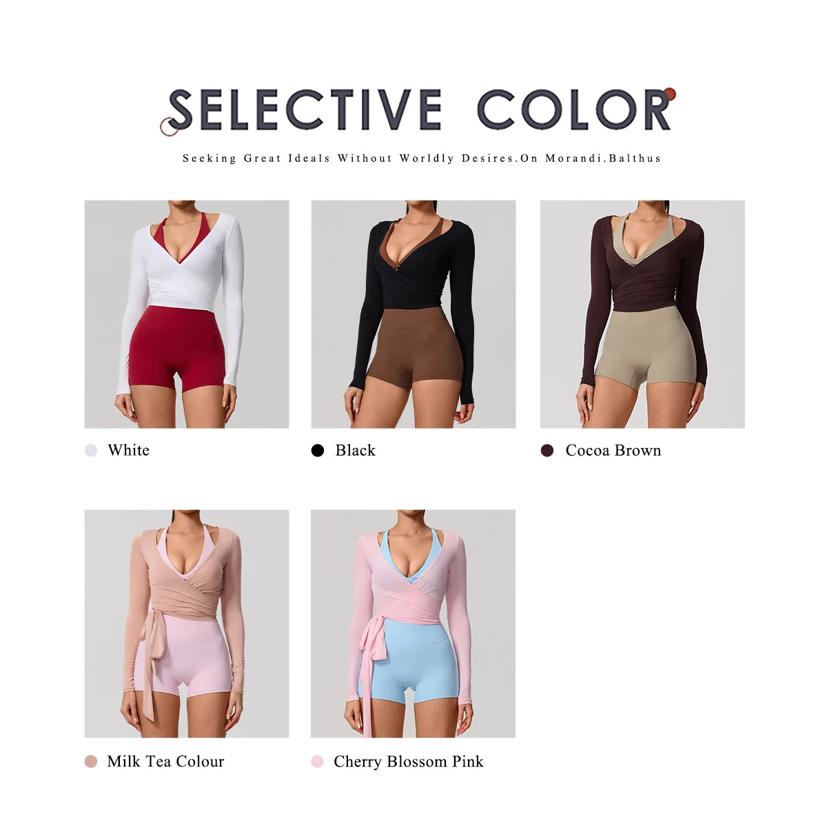 Quick-Dry Long-Sleeve Yoga Top