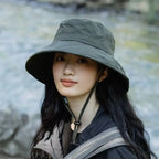 Classic Wide Brim Bucket Hat