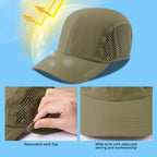 Explorer Sun Cap with Neck Flap UPF 50+