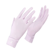 Sunscreen gloves Thin Ice Silk Women's for Women and Men Driving Electric Motorcycles Fishing UV Protection, Anti Slip,ventilate