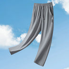 Running Pants Cooling Summer Ice Silk Pants Soft Stretchy Pant Loose Casual Quick-Dry Workout UV Protection Lightweight Trousers
