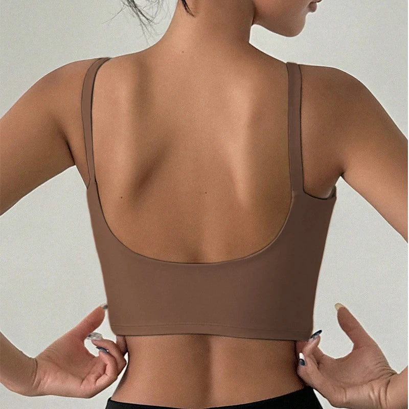 Aurelia Sun U-Back Everyday Sports Bra – Black – image 8
