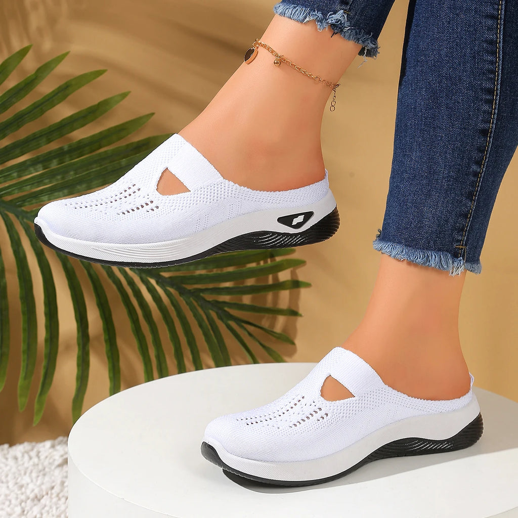 Ventilated Half-Clog Slippers