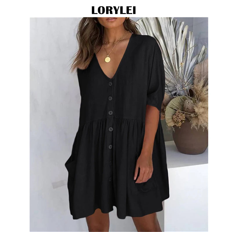 V-Neck Beach Cover-Up Collection