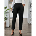 Slim Straight Office Trousers