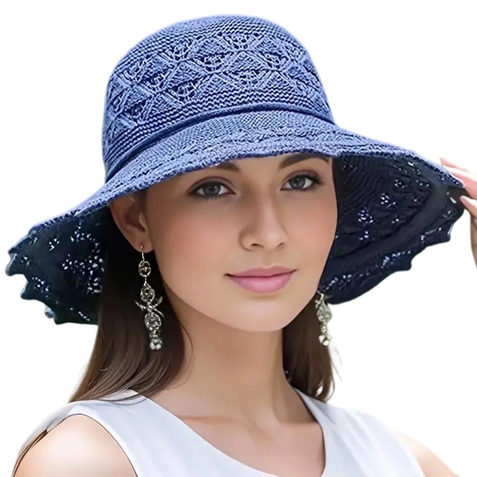 Coastal Foldable Wide-Brim Visor