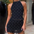 Lace Mesh Two-Piece Set