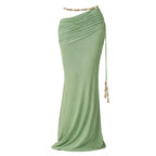 Aurelia Sun Beaded Bikini & Mesh Skirt Set – Green Set 3 – image 9