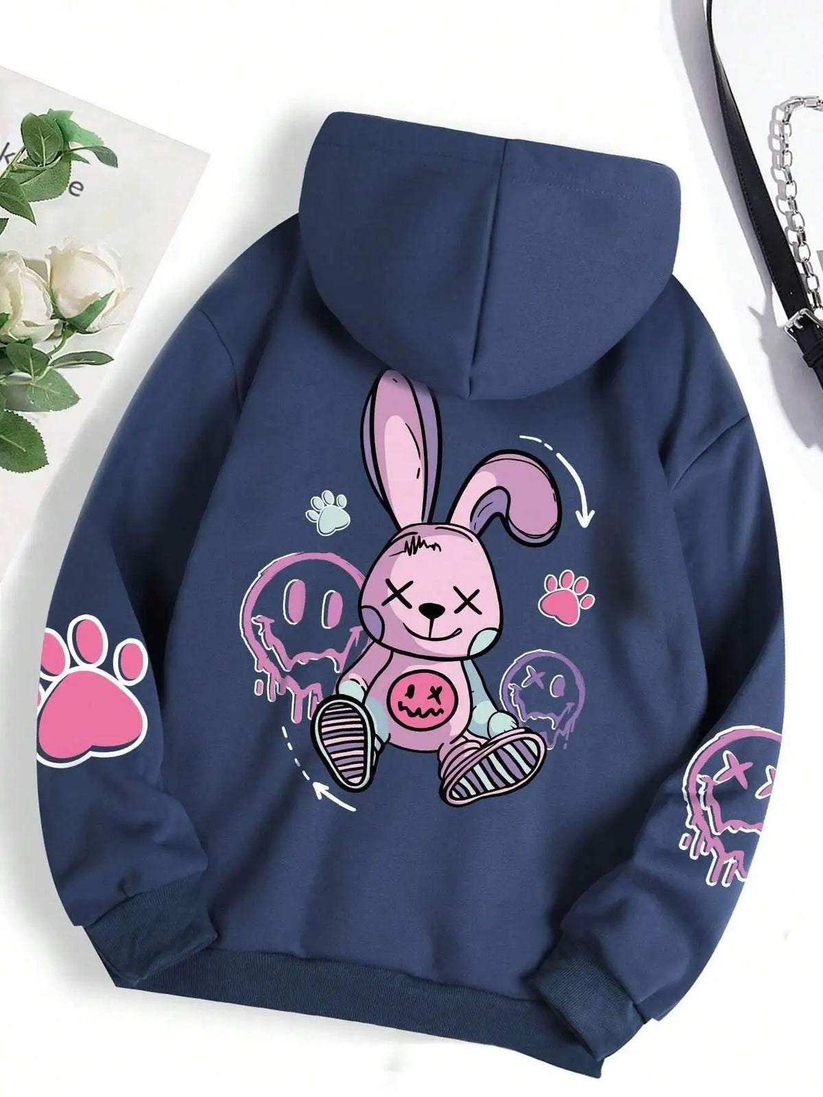 Graphic Fleece Pullover Hoodie