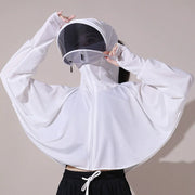 Summer Sun-protective Women's Clothing Breathable Smock Ice Silk Thin UV Protection Ladies Cloak & Cape For Women