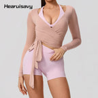 Quick-Dry Long-Sleeve Yoga Top