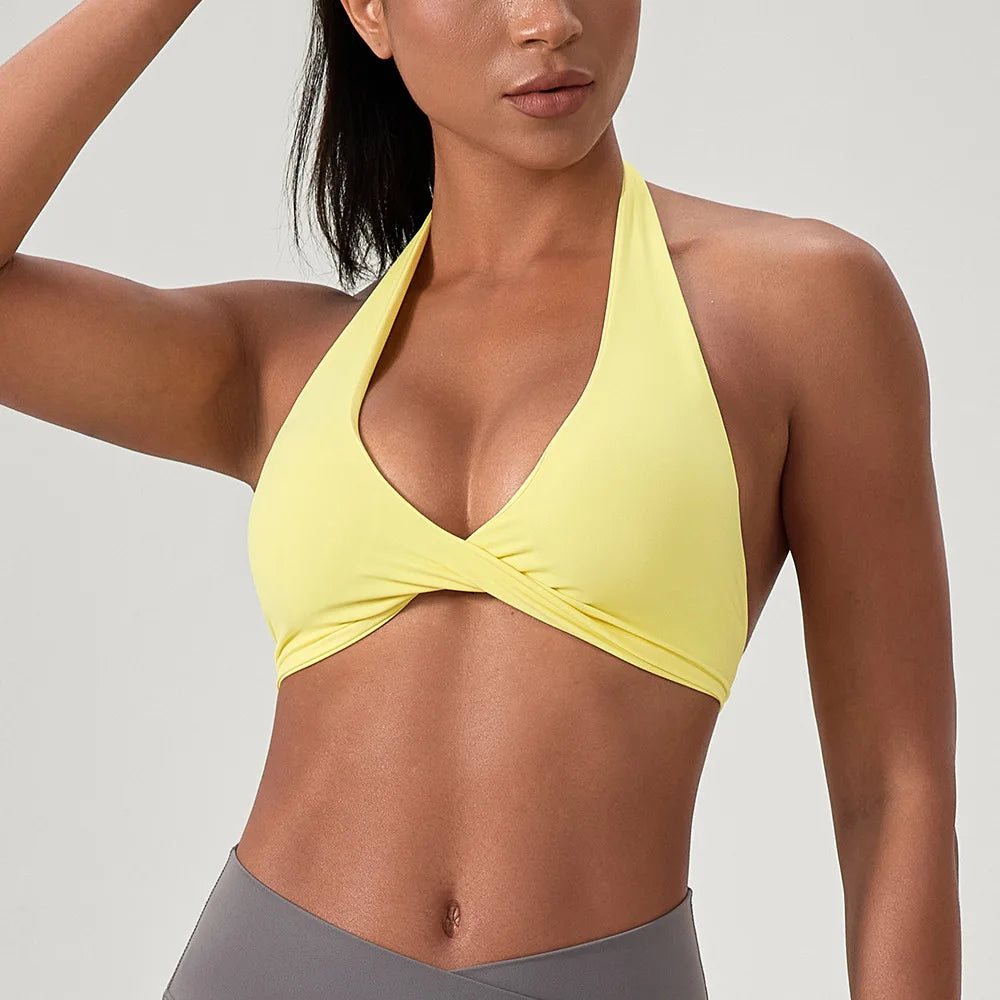 Aurelia Sun Barely There Strappy Sports Bra – Purple – image 9