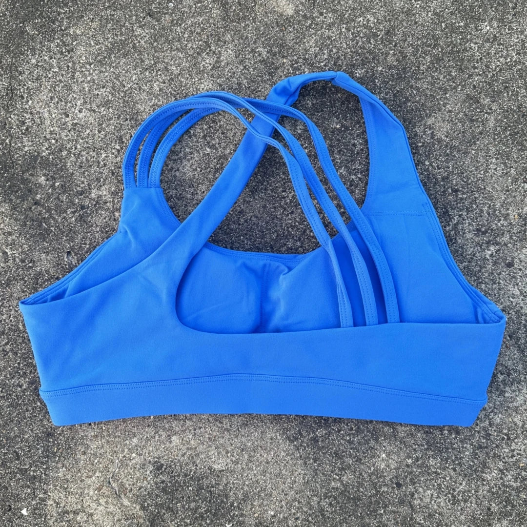 Aurelia Sun Wide-Strap Crossback Sports Bra – Rose Pink – image 10