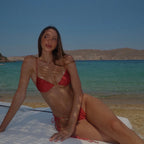 Crystal Bandeau Bikini & Cover-Up Set