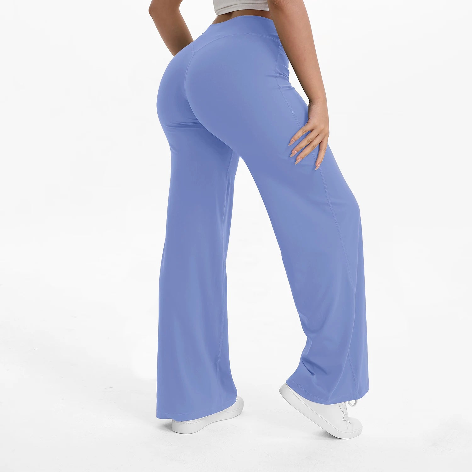 Aurelia Sun SoftMotion Straight Leg Yoga Pants – Blue Grey – image 31