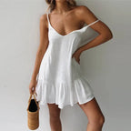 Ruffle Strap Mini Sundress