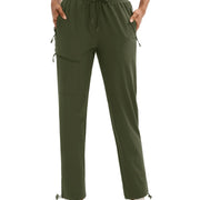 TACVASEN UPF50+ Quick Dry Cargo Pants Womens Outdoor Hiking 4 Pockets Sweatpants Breathable Waterproof UV Protection Trousers