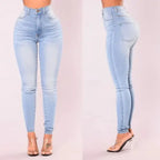 Denim High-Waist Skinny Jeans