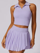 Sleeveless Golf Polo & Skort Set