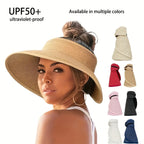 Riviera Oversized Straw Visor